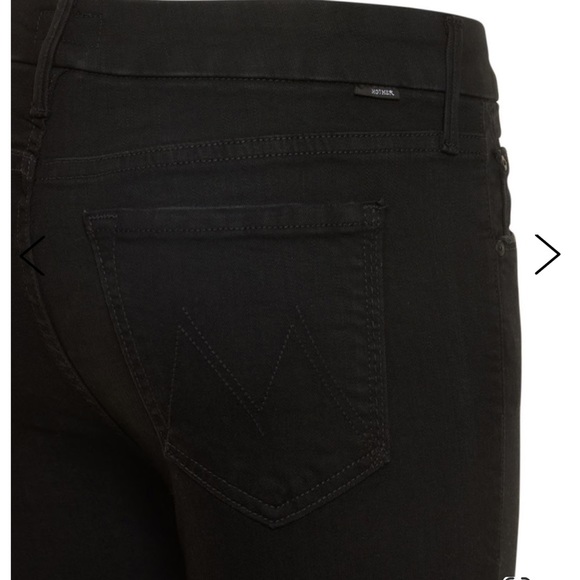 MOTHER THE LOOKER BLACK JEANS A MODEL SPY SIZE 27 - Picture 13 of 13
